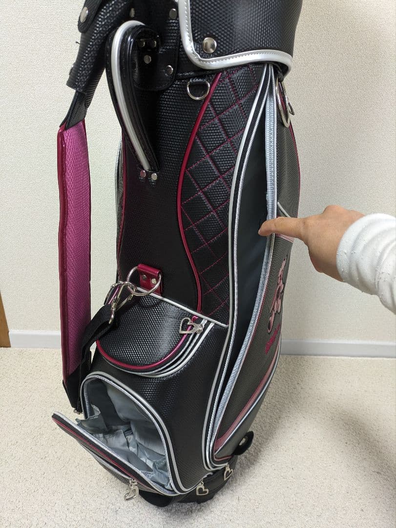 レディース KASCO WILSON キャディバッグ付きゴルフクラブセット