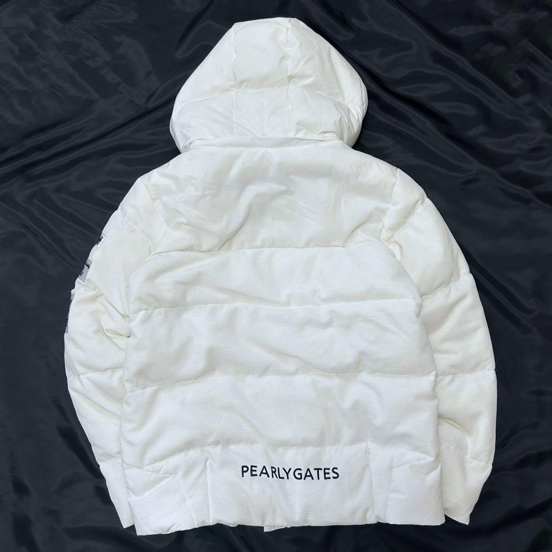 美品 PEARLY GATES パーリーゲイツ ダウンブルゾン フード付