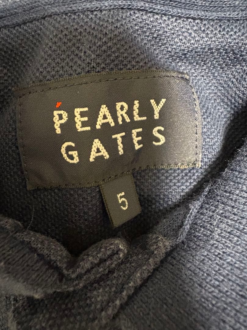 PEARLY GATES ネイビー ポロシャツ