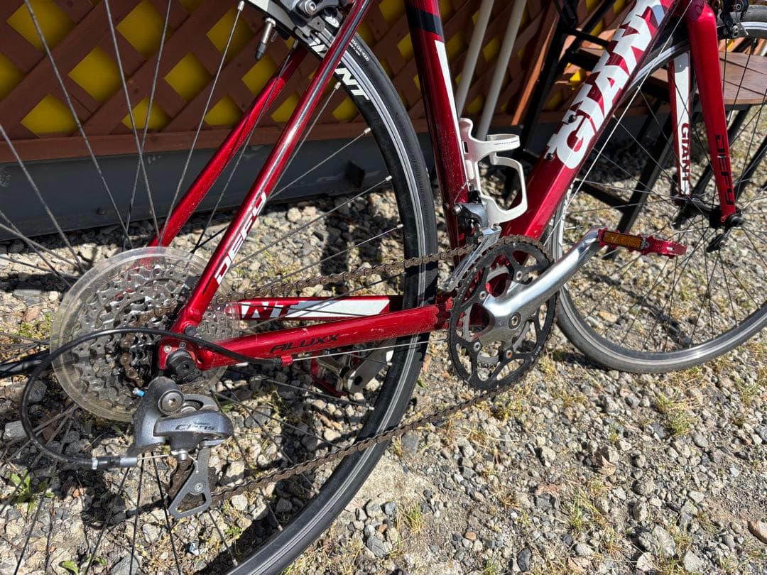 a*k様 GIANT DEFY レッド ロードバイク