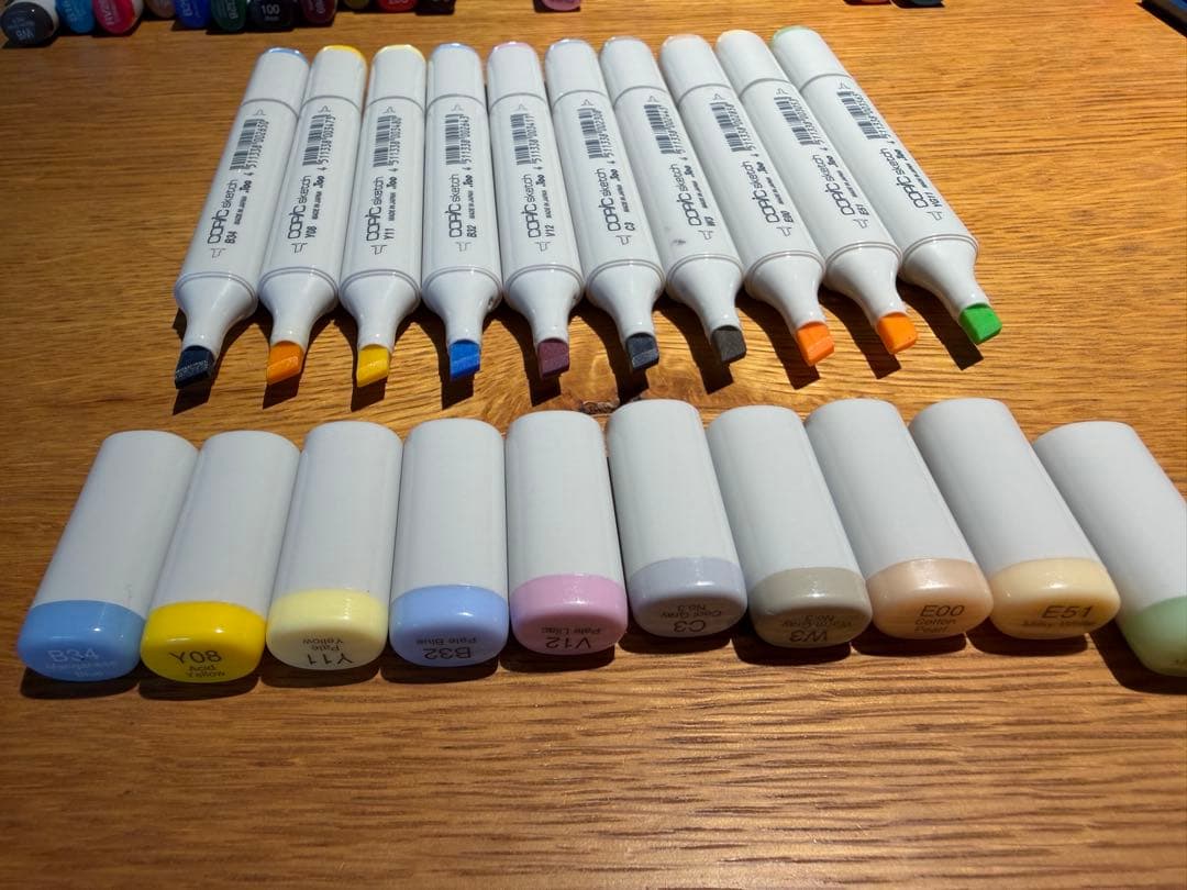 コピック スケッチ（Copic）36色 PILOT Drawing Pen 5本