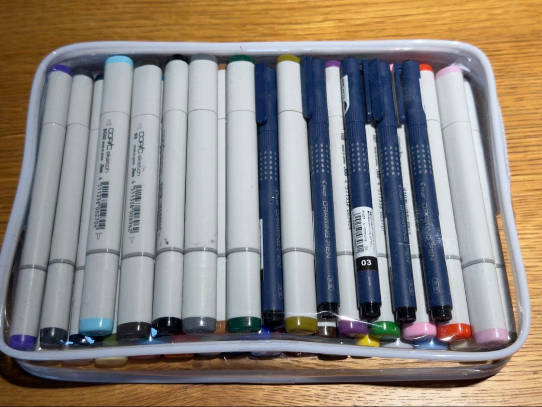 コピック スケッチ（Copic）36色 PILOT Drawing Pen 5本