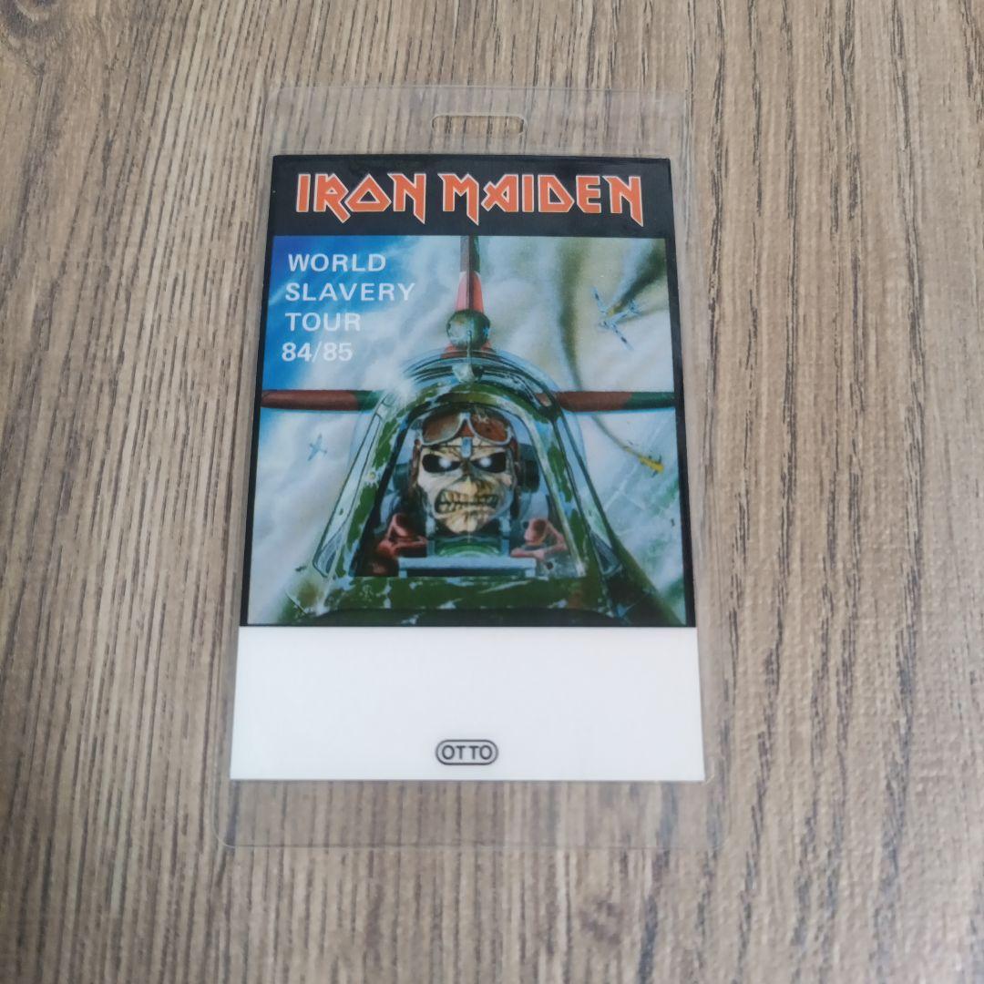 IRON MAIDEN ワールドツアー バックステージパス 84/85