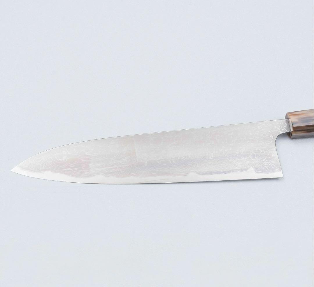 涌井　ダマスカス　清流　青ニ鋼　牛刀　240mm