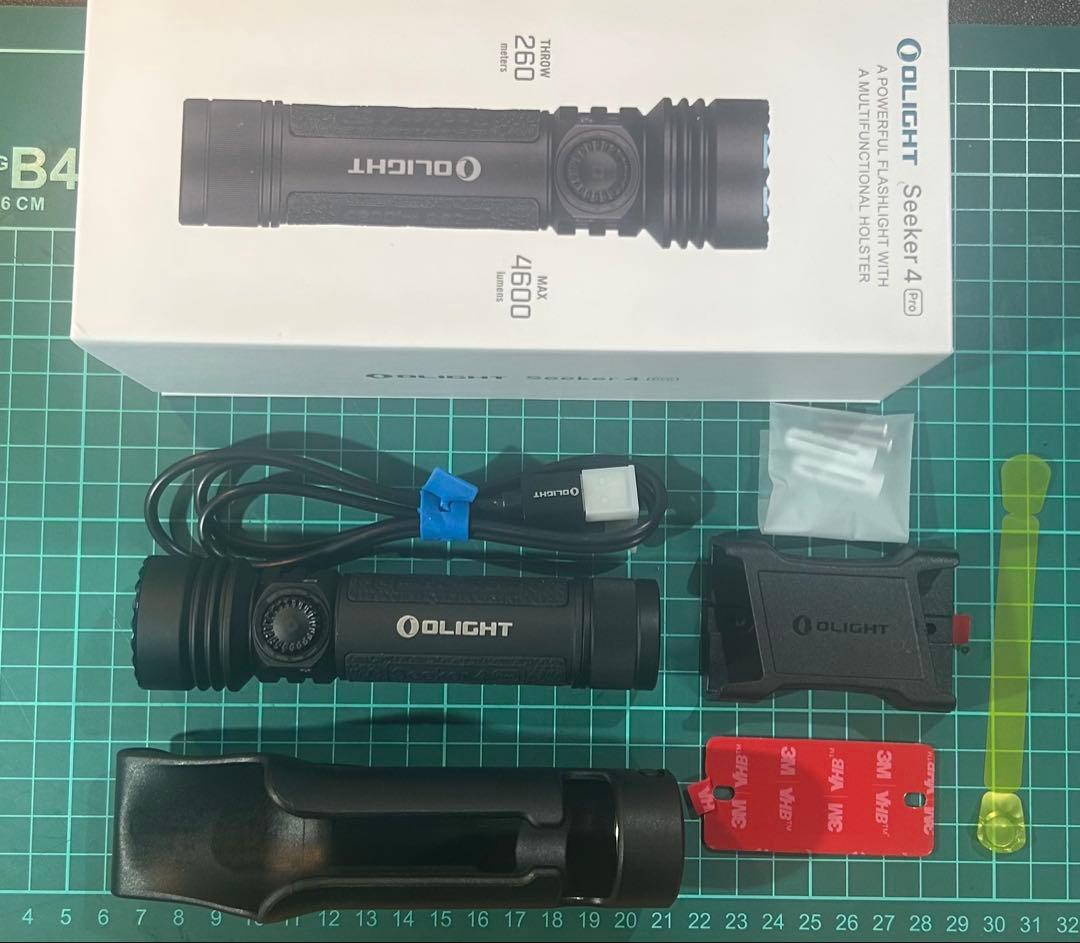 【OLIGHT】Seeker 4 Pro Black オーライト　シーカー4プロ