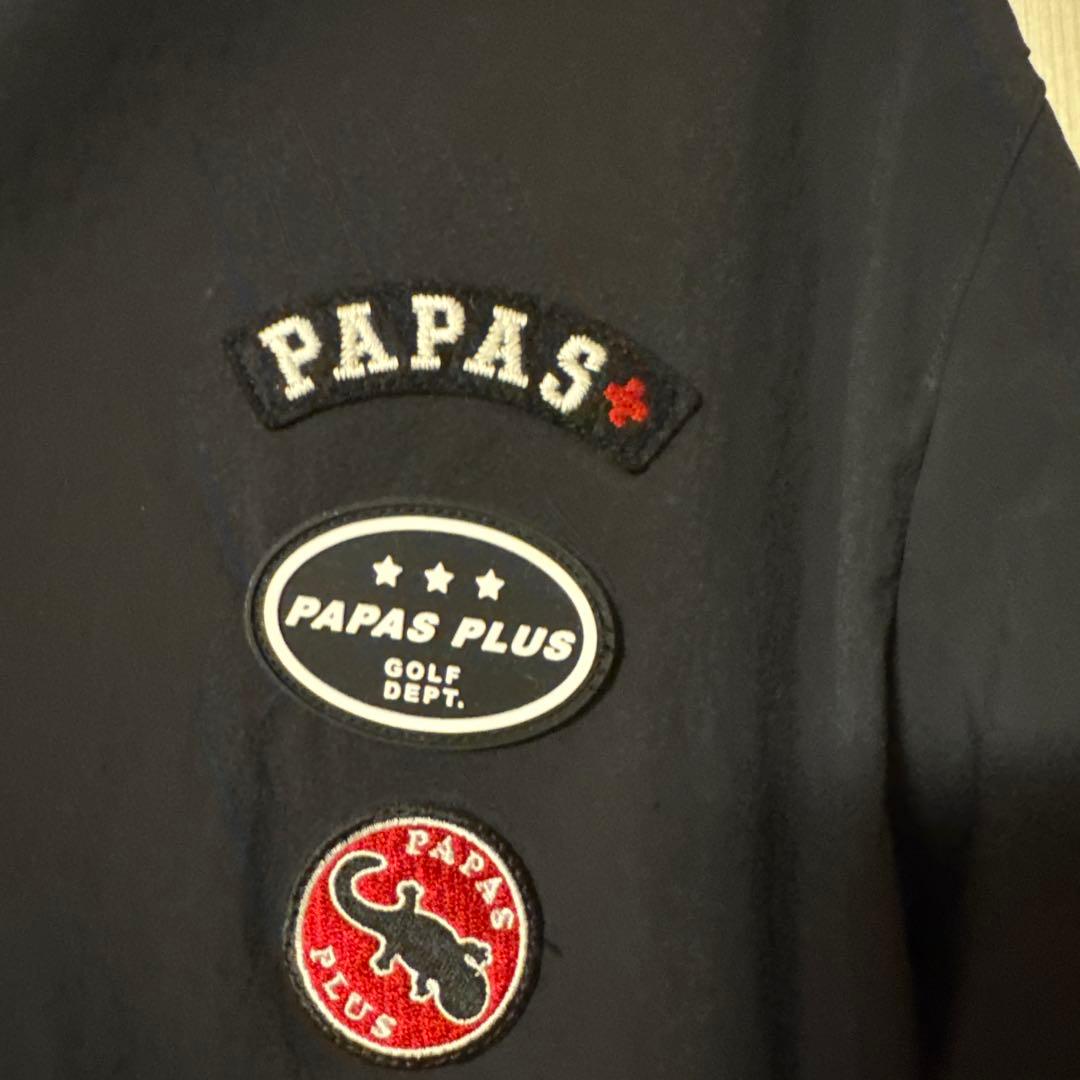 PAPAS PLUS ゴルフジャケット ブラック