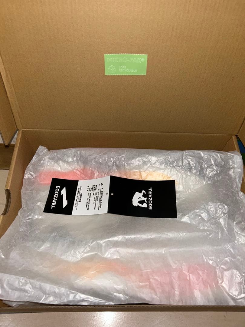EGOZARU エゴザル オフホワイト×オレンジ 26.0cm