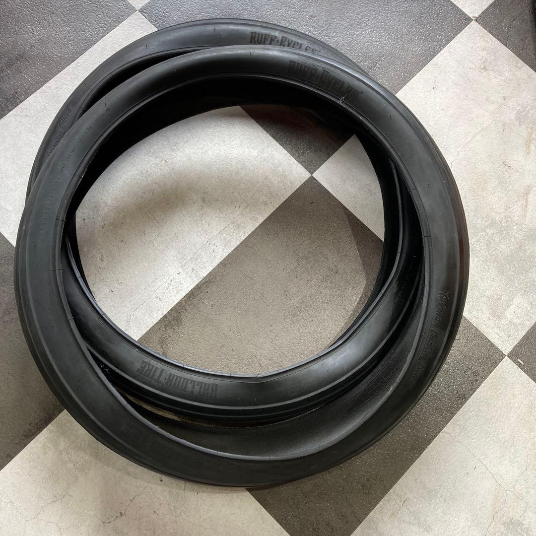 【新品】RUF CYCLES BALLOOH TIRE 26×3.０_ブラック