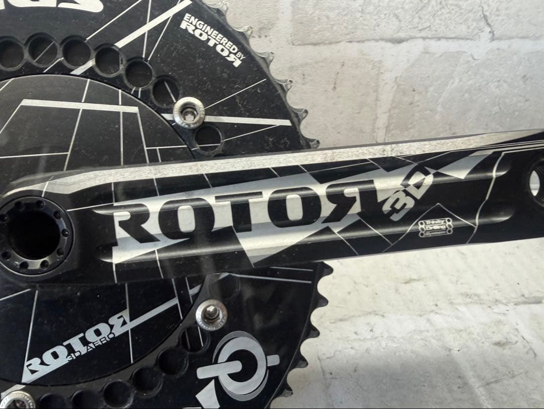 パーツ ROTOR 3D Q-RINGS 53-39 175mm