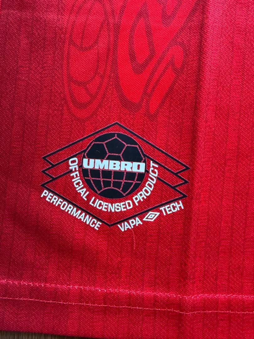 マンU UMBRO 長袖ユニフォーム S 新品タグ付