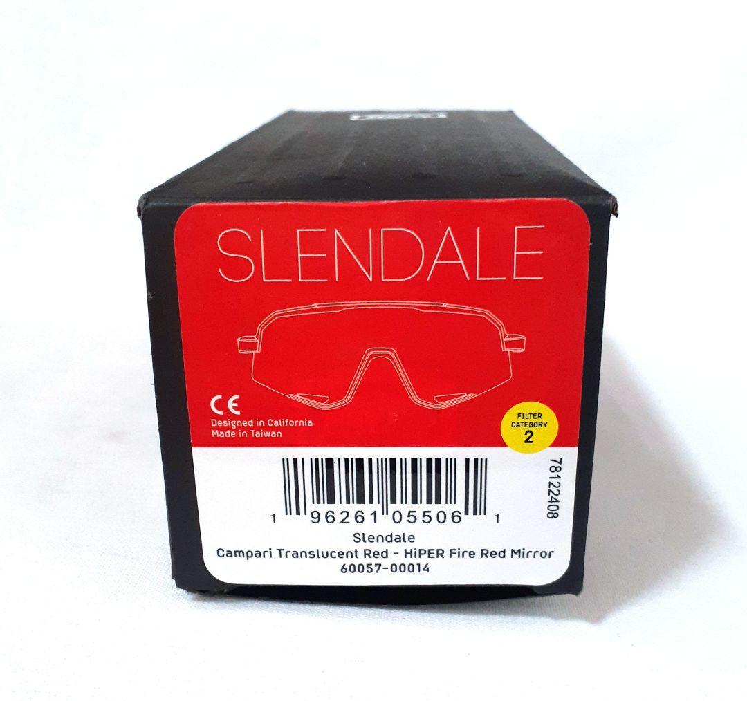 100% Slendale クリアレッド ワンハンドレッド サングラス