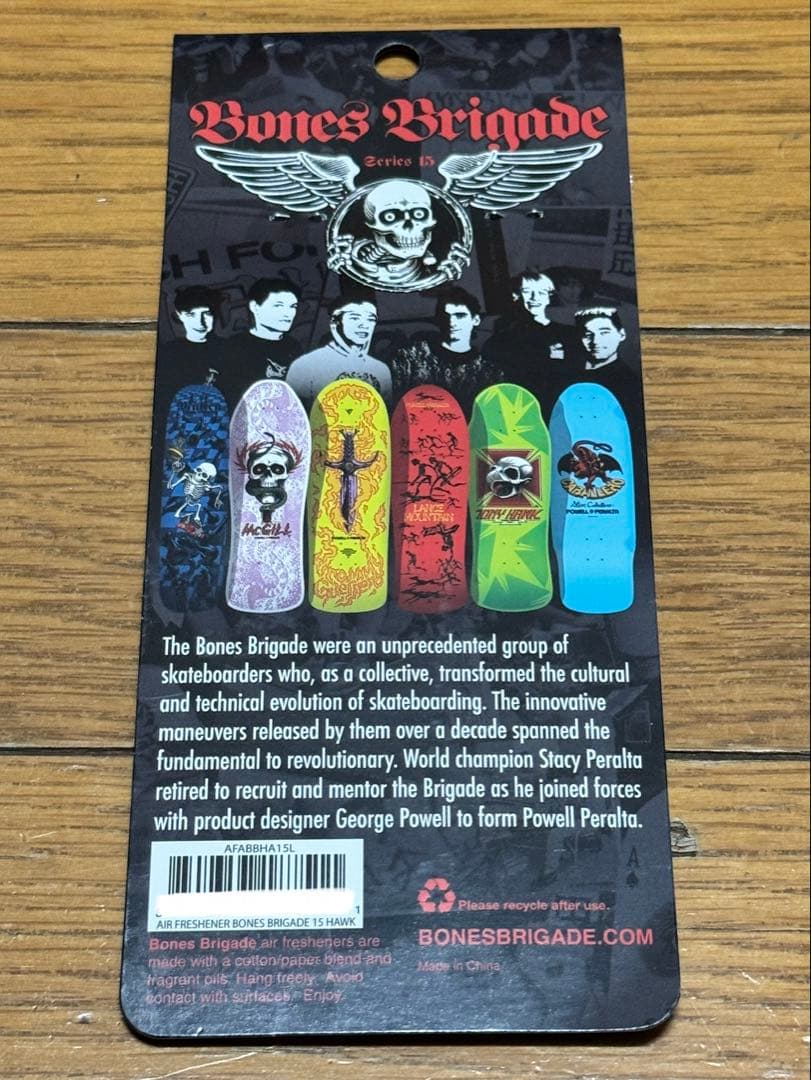 トニーホーク　デッキ　AIR FRESHENER サイン色紙　希少