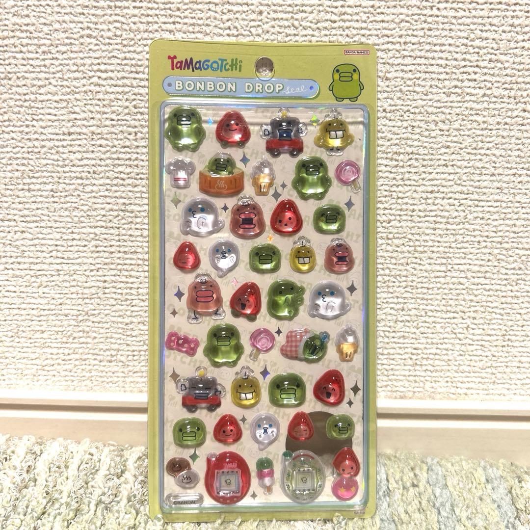 【国内正規品】たまごっち ボンボンドロップシール 4枚セット　サンスター　本物