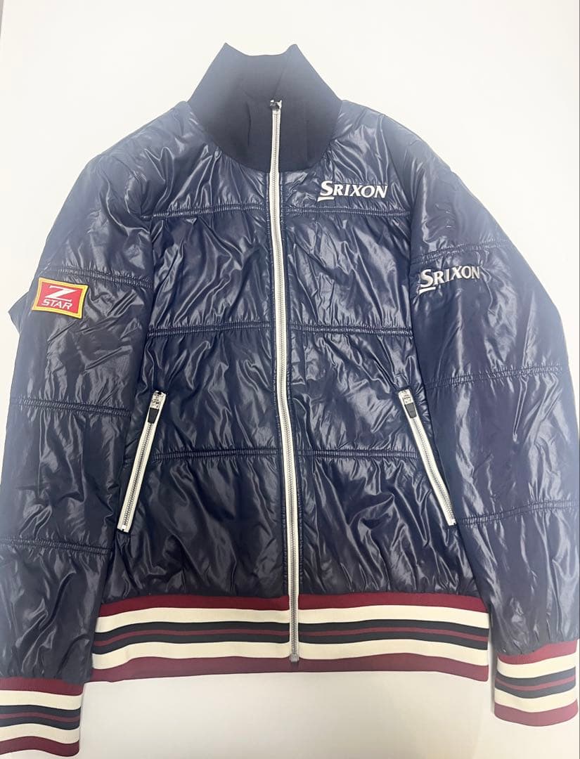【美品‼️】Srixon Zstar ダウンジャケット 松山英樹　ゴルフ　ネイビー