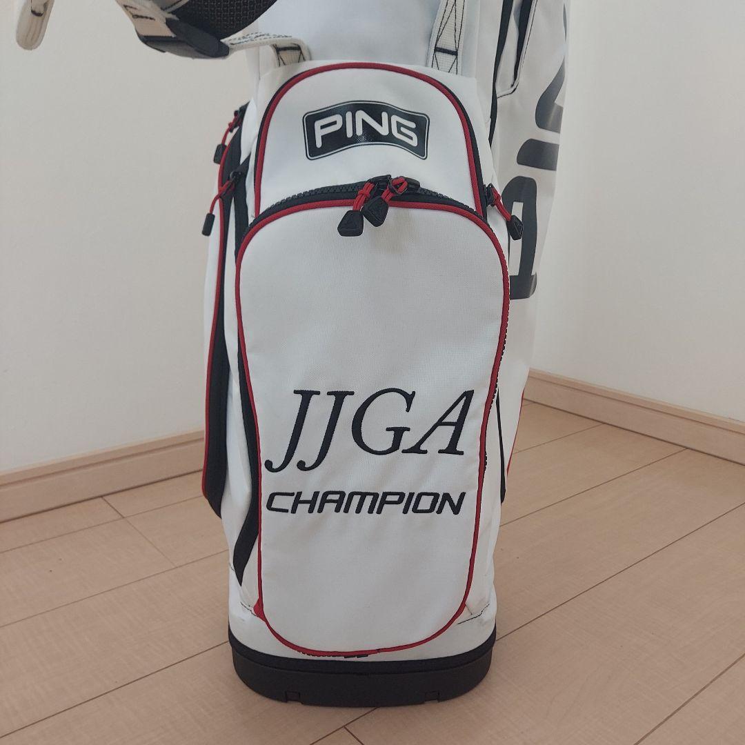 PING ピン キャディバッグ 軽量 スタンド ホワイト ★良品