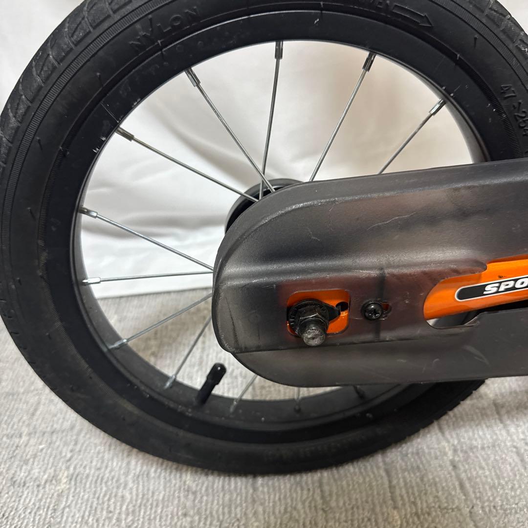 B138 STRIDER ストライダー14X オレンジ ペダル付 スタンド付