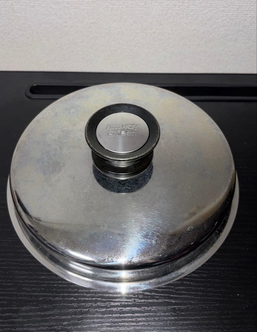 【中古品】アムウェイ　Amway Queen 大ソースパン 旧型　ガス・IH対応