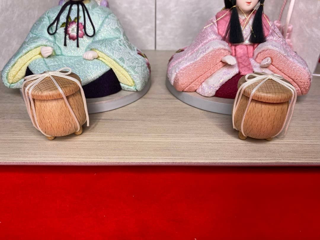 東京久月　木目込人形　ほのか　親王飾り・頭：杉田明十志　原作・木目込：新井久夫