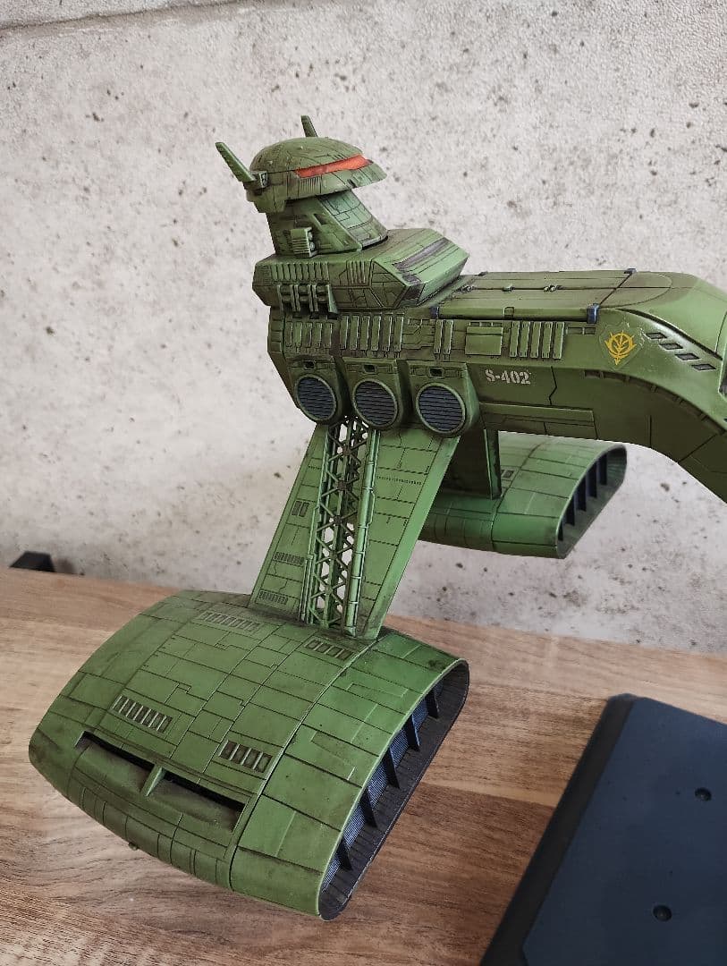 塗装済み完成品 ガンダム 1/400 ムサイ プラモデル