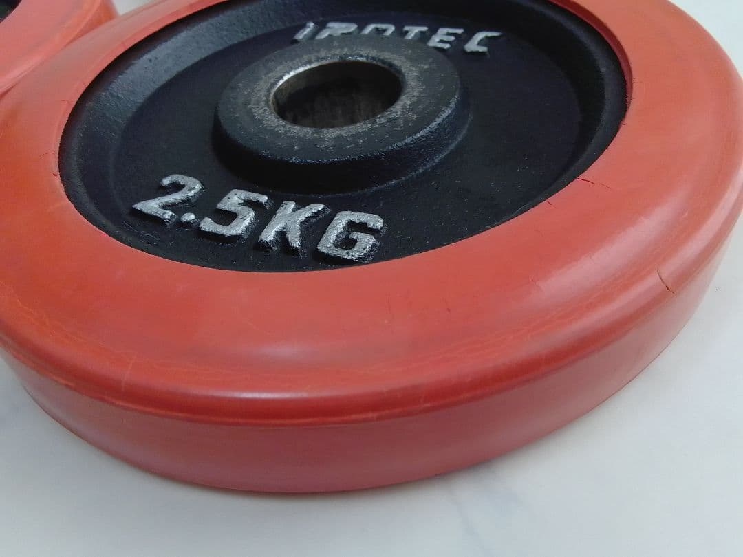 iROTEC ラバー付 ダンベル プレート 約20kg アイロテック ④