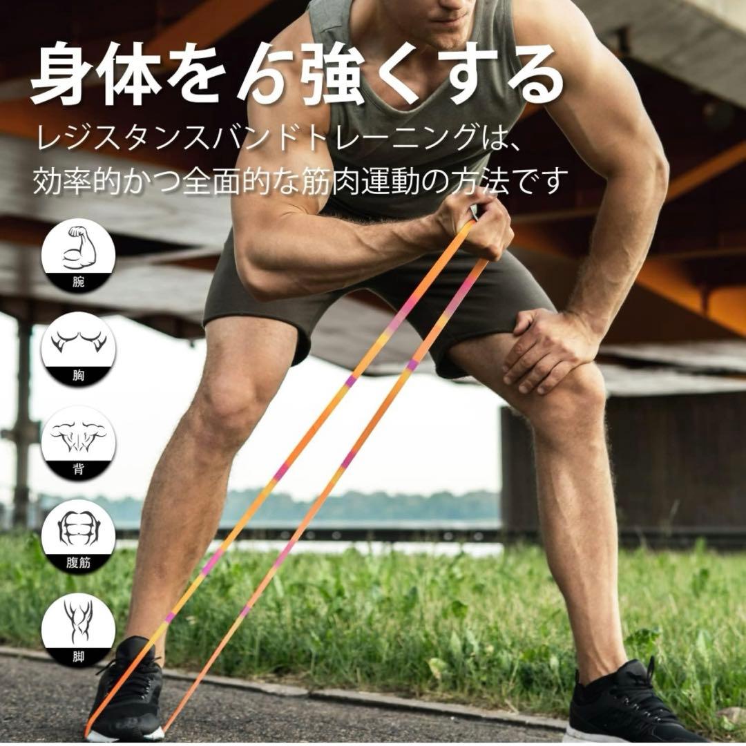 ワークアウトのためのLECARDIOレジスタンスバンド、カモプル
