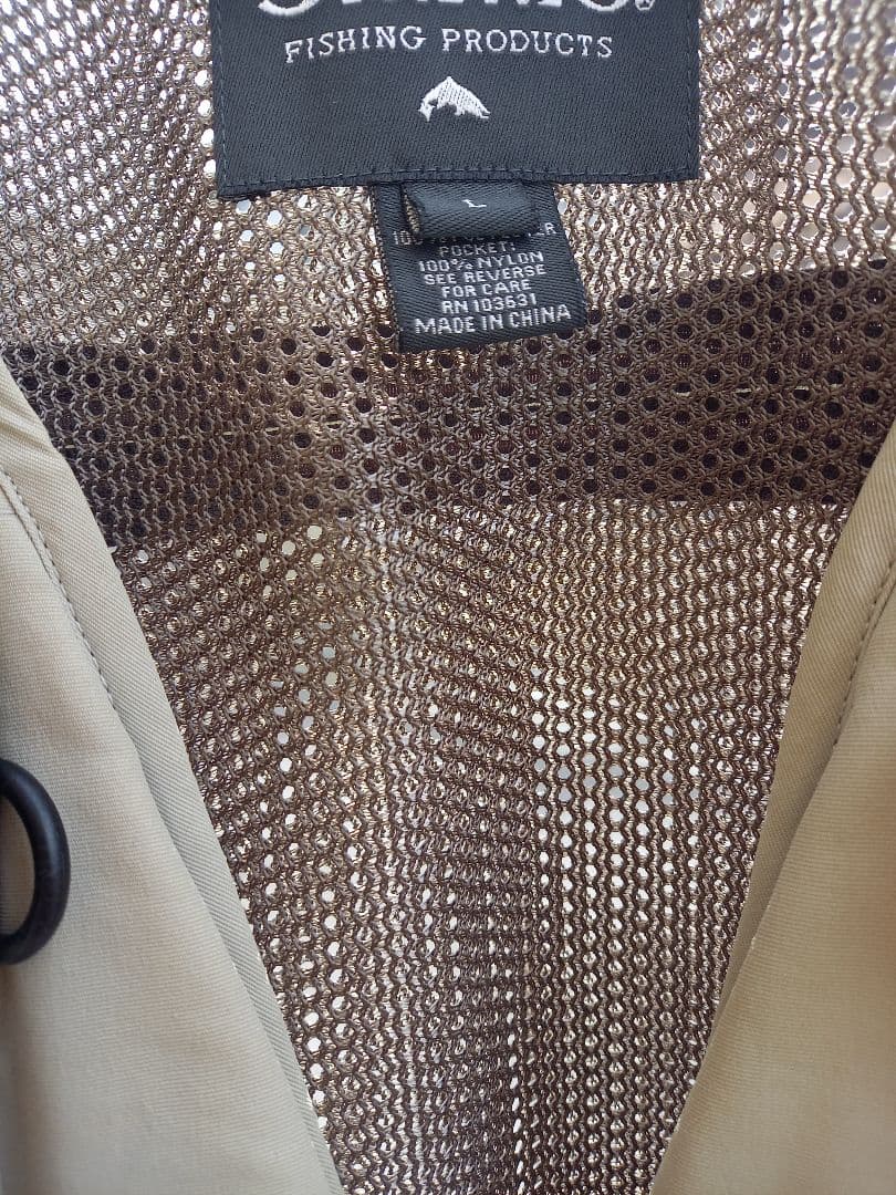 SIMMS シムスフィッシングベスト メッシュL 釣り渓流