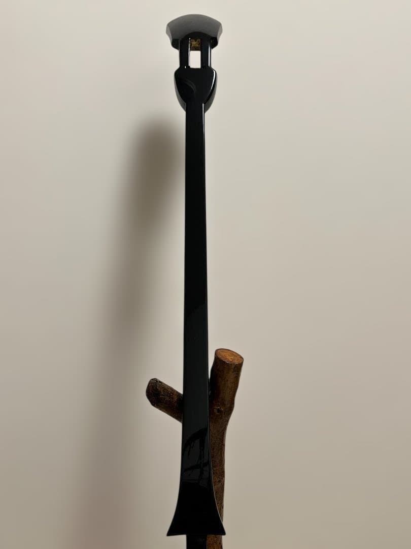 沖縄三線用　黒塗り　棹