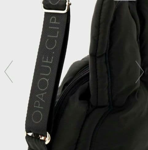 新品　miffy　OPAQUE.CLIP　フェイス型ショルダーバッグ　黒ミッフィ