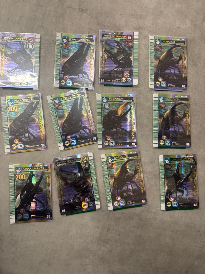 14お宝⭐️ムシキング 引退品 100枚以上 キラ多数 まとめ売り