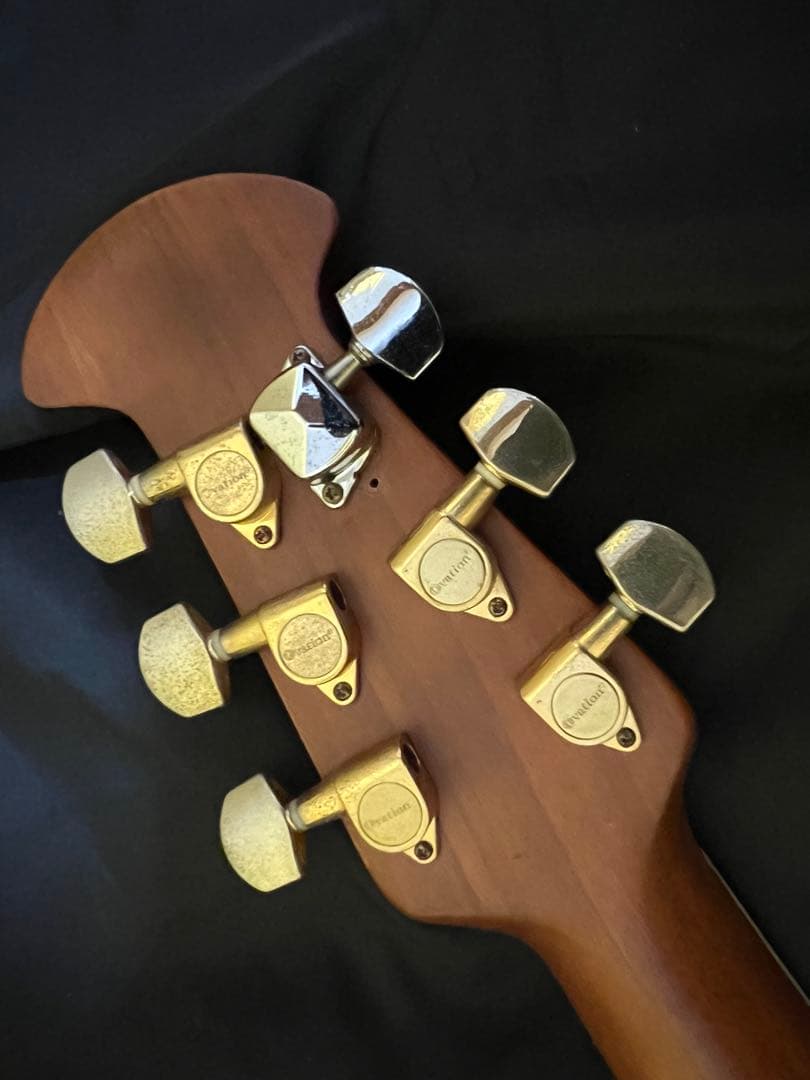 OVATION Deluxe CS257 エレアコ ギターハードケース付完動品