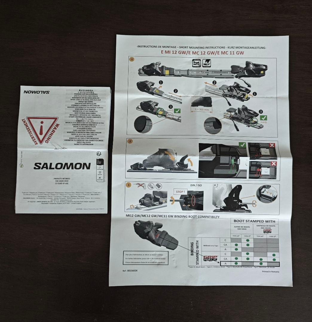 SALOMON Adrenaline Pro 66 スキー　MI12GW