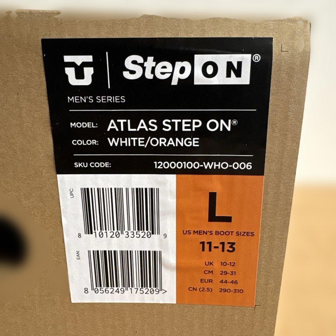 UNION ユニオンATLAS STEP ON L WHT/ORG 新品未使用