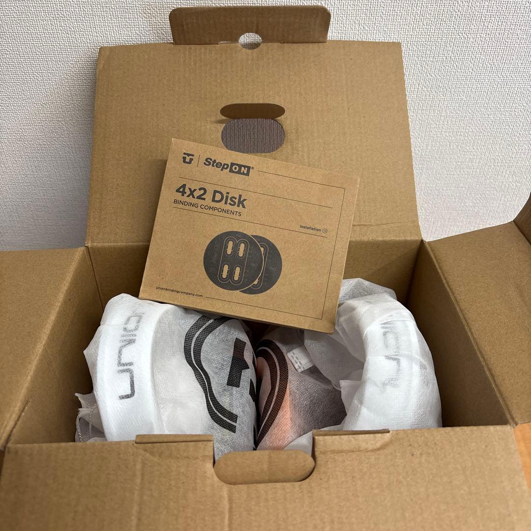 UNION ユニオンATLAS STEP ON L WHT/ORG 新品未使用