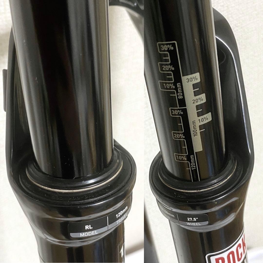 ROCK SHOX REEBA 27.5 100×15 軽量美品 1600g!