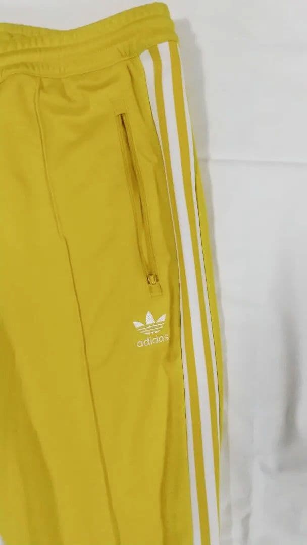 【希少】adidas イエロージャージパンツ