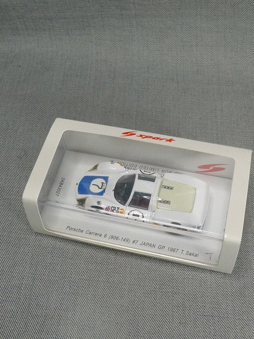 n5809□ポルシェ カレラ 6 酒井正 KID BOX spark ミニカー