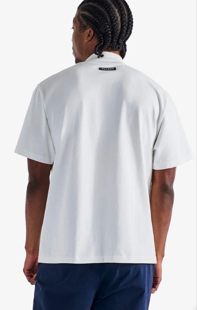 Malbon Golf Shirt - Mock Neck Polo ホワイト