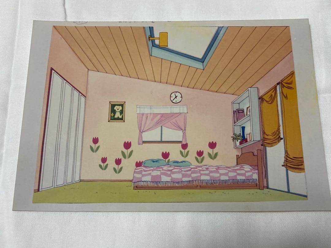 当時物 どろろんぱっ 設定資料 写真 背景ボード セット売り 1990年代アニメ