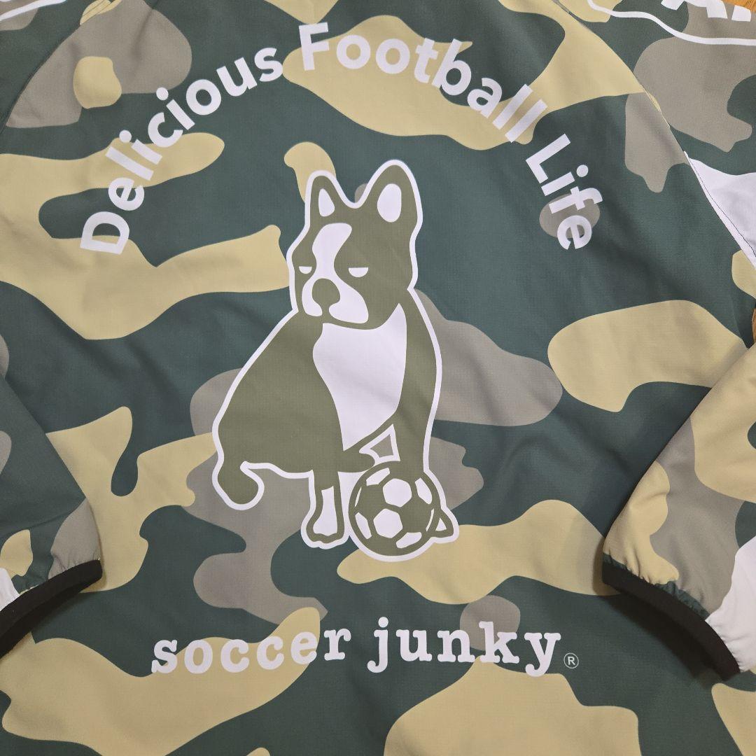 soccerJunky サッカージャンキー 中綿入りジャケット カモフラ防寒着