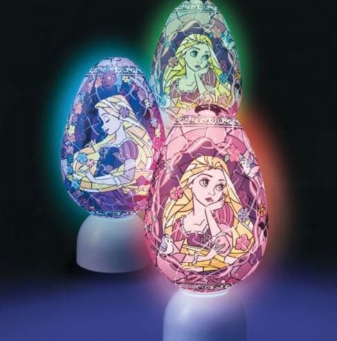 新品☆Disney ラプンツェル LEDエッグ型ライトパズル 照明 ディズニー