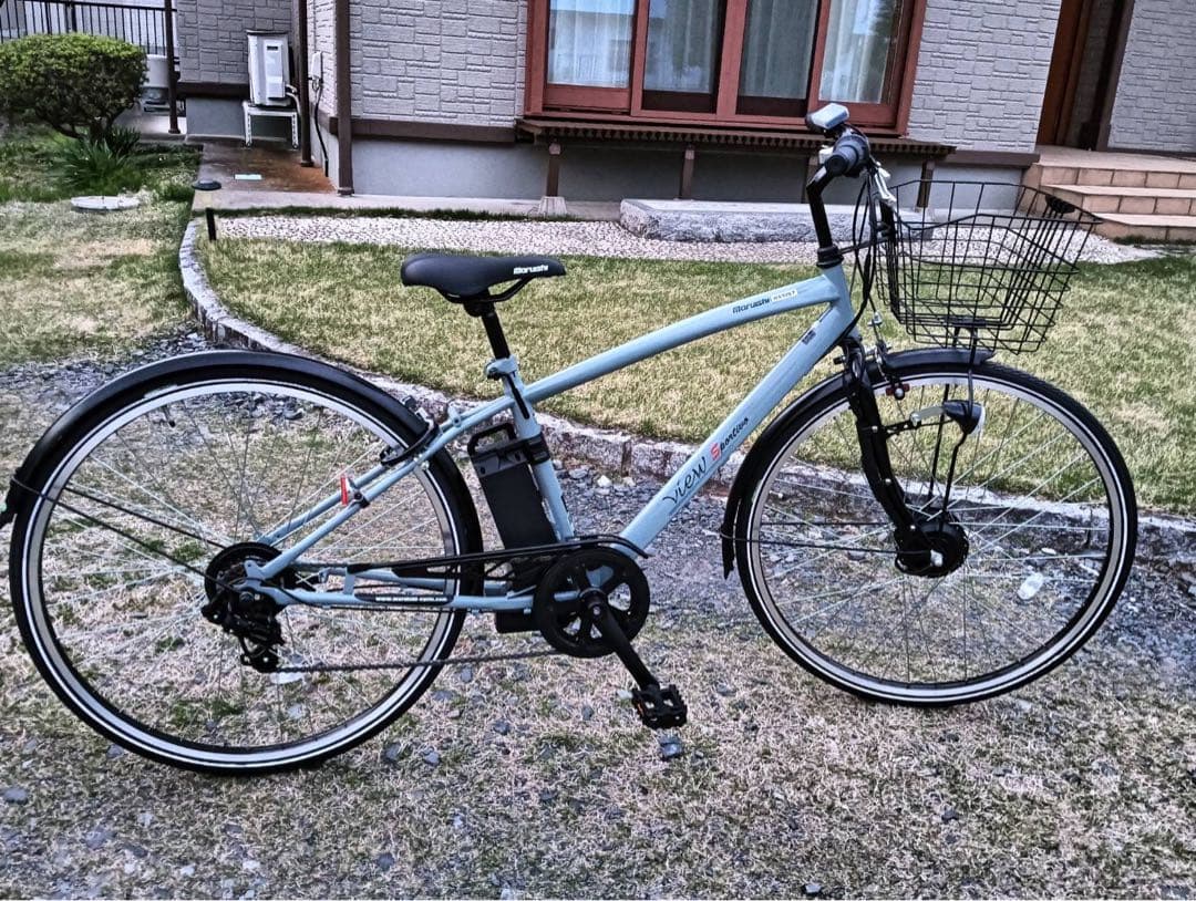 新品 未使用 アサヒ 丸石 電動アシスト自転車 27インチ 茨城　栃木
