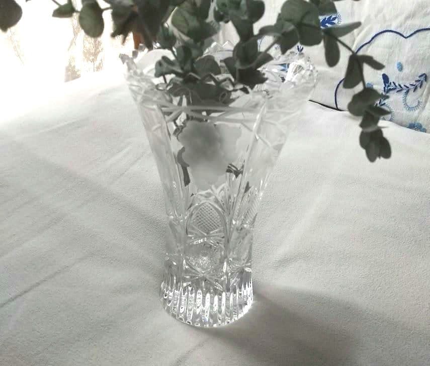 【新品】花瓶　ポーランド製　ガラス　ＨＯＵＳＥ＆ＢＥＳＴ　ＨＯＹＡ