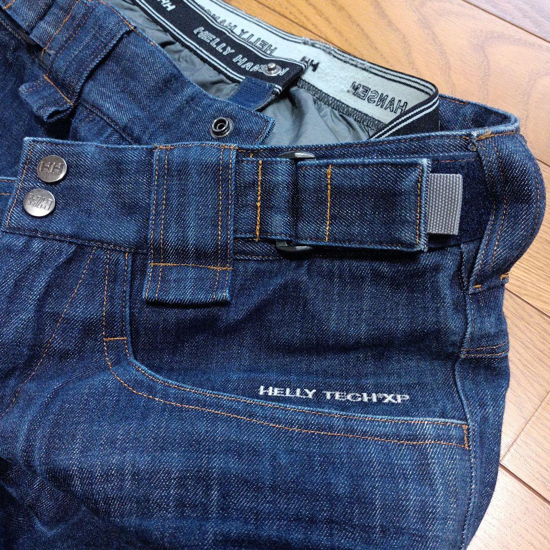 【希少・美品】ヘリーハンセン　スノボーウェア　デニム　パンツ
