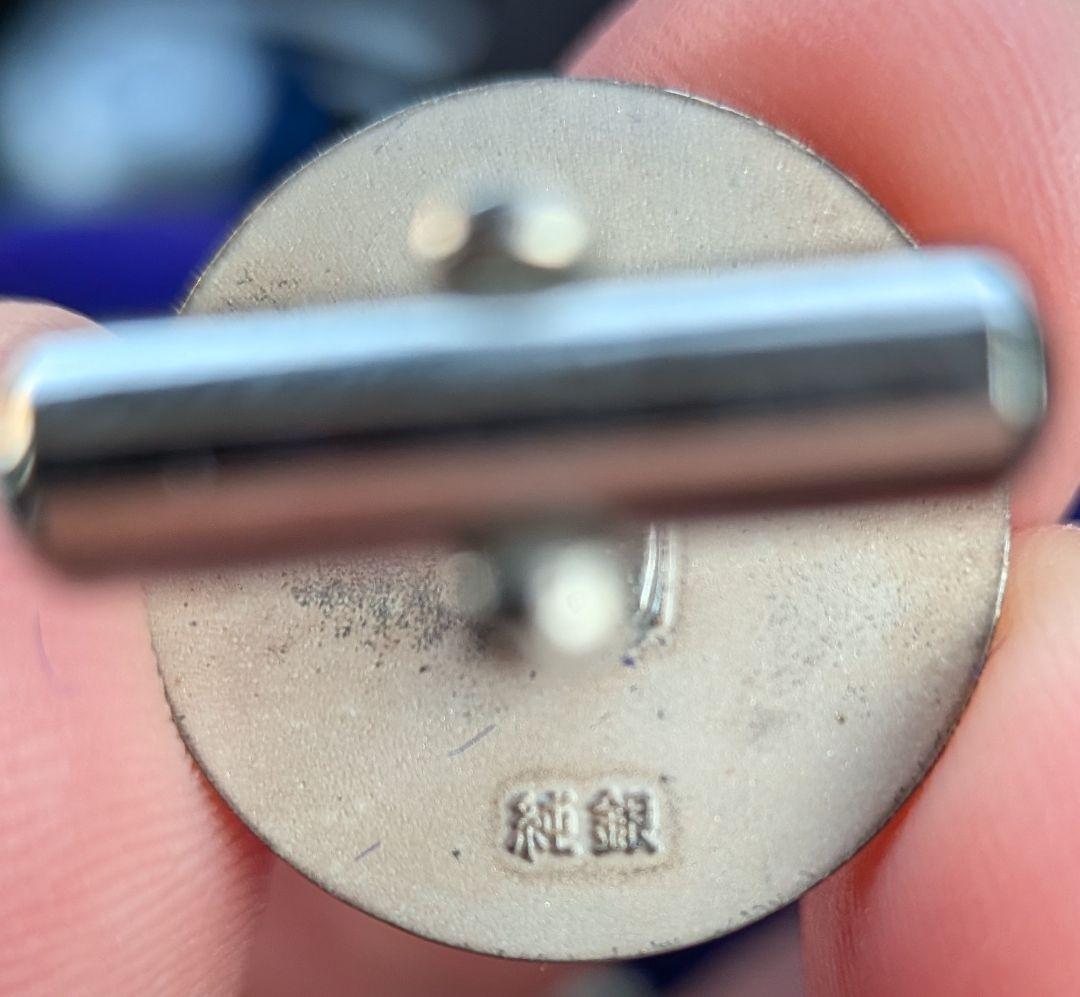 純銀製カウスセット