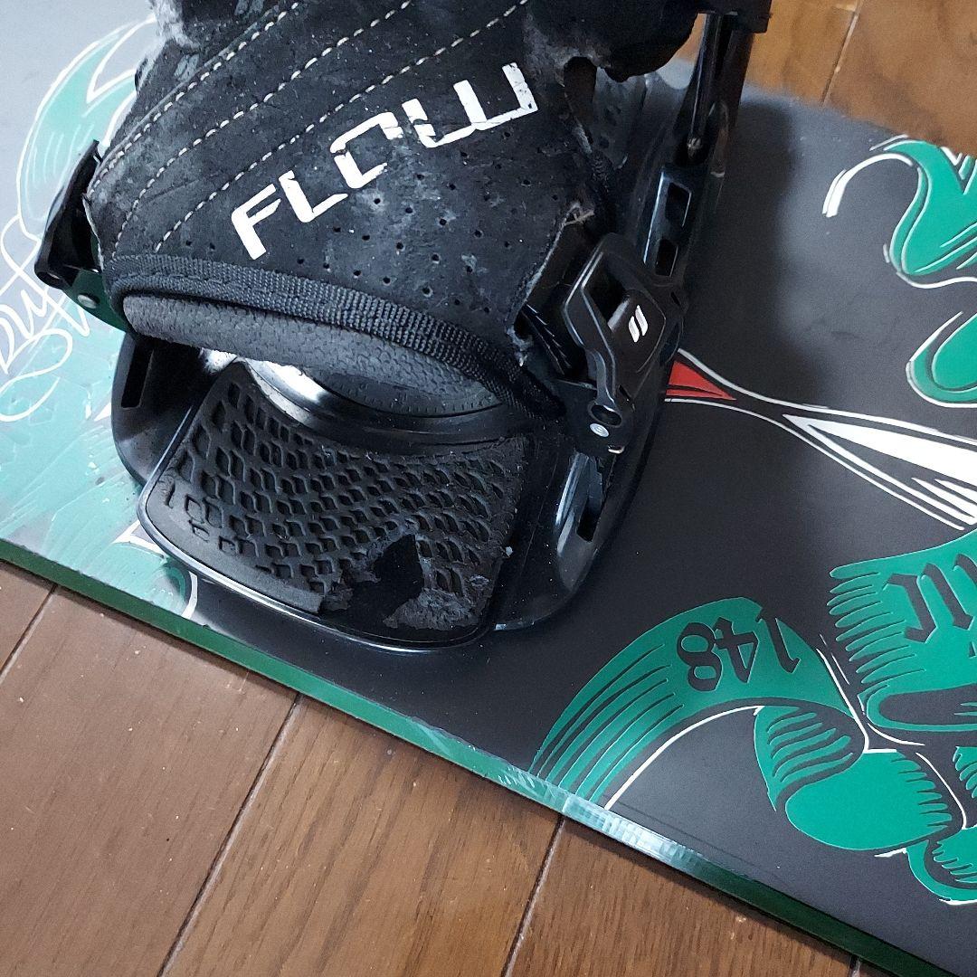 ATOMICスノーボード148cm FLOWバインディングセット