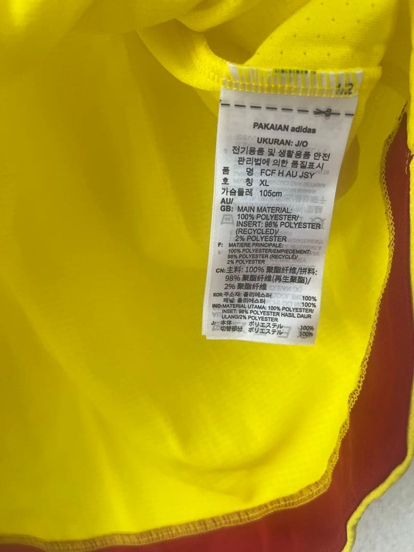 新品・未使用adidasコロンビア代表オーセンティックホームユニフォームOサイズ