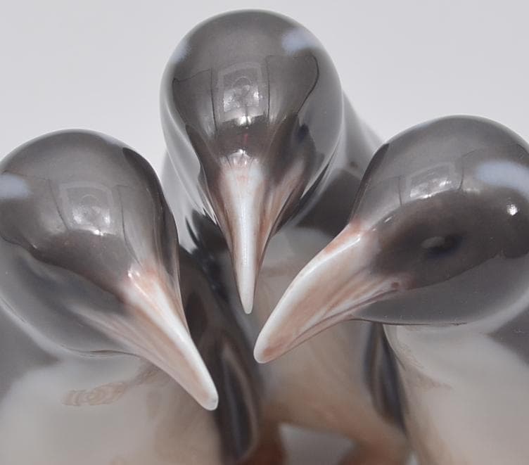 ３匹のペンギン　＃1284　★ロイヤルコペンハーゲン　デンマーク　ご成約済み