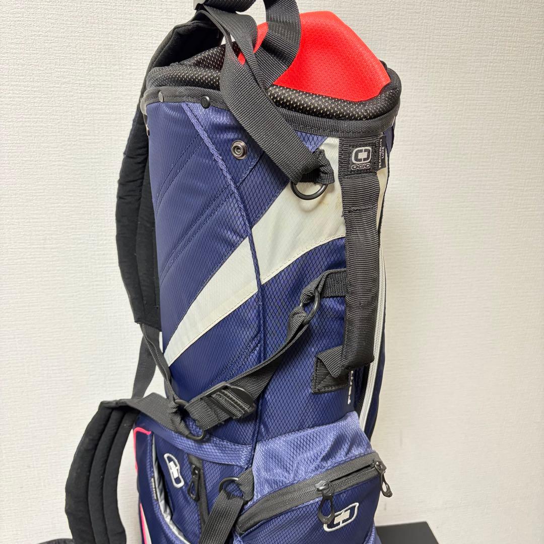 OGIO オジオ スタンドキャディバッグ フェザーライト リュクス ネイビー