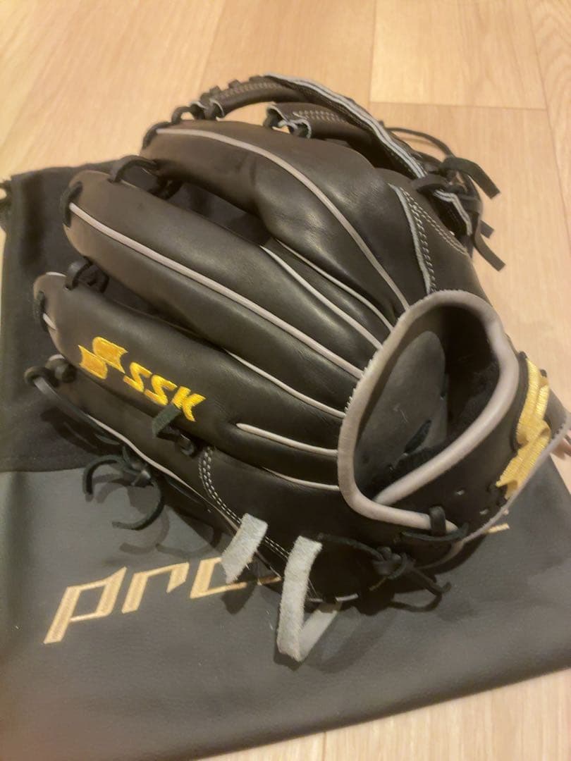 SSK プロエッジ 黒 レザーグローブ