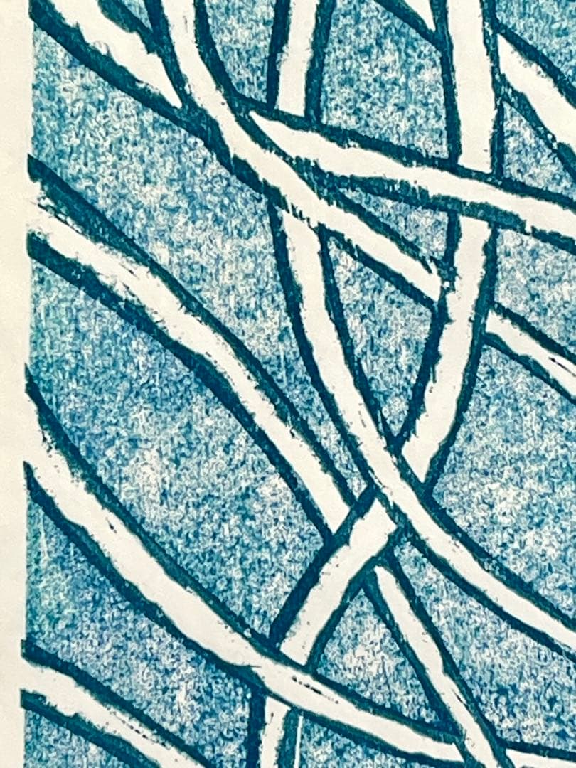 木版画 『#Worning』 心目獲